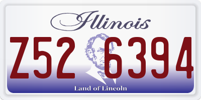 IL license plate Z526394