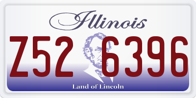 IL license plate Z526396