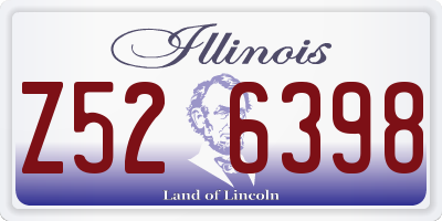 IL license plate Z526398