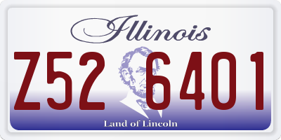 IL license plate Z526401
