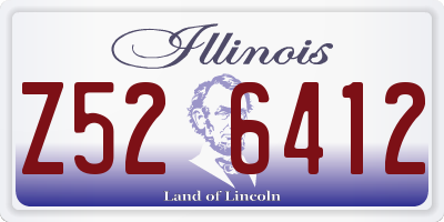 IL license plate Z526412