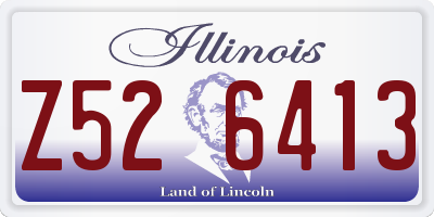 IL license plate Z526413