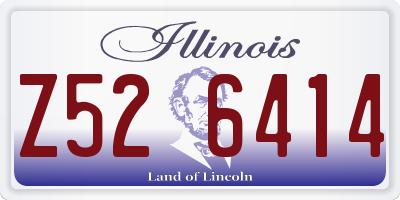 IL license plate Z526414