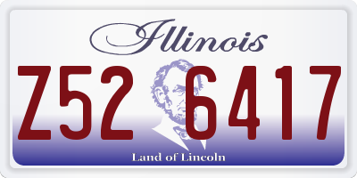 IL license plate Z526417