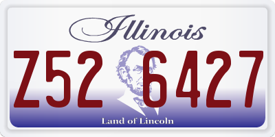 IL license plate Z526427