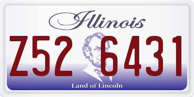 IL license plate Z526431