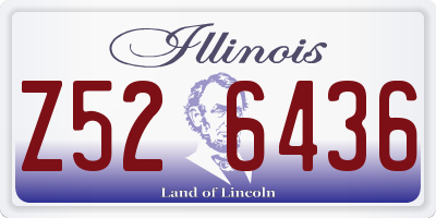 IL license plate Z526436