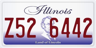 IL license plate Z526442