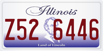 IL license plate Z526446