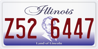 IL license plate Z526447