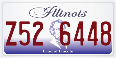 IL license plate Z526448