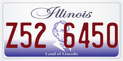 IL license plate Z526450