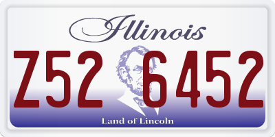 IL license plate Z526452