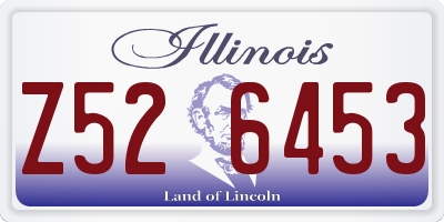 IL license plate Z526453