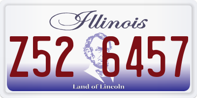 IL license plate Z526457