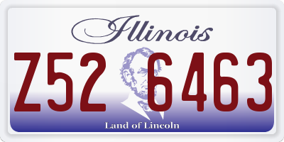 IL license plate Z526463