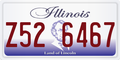 IL license plate Z526467