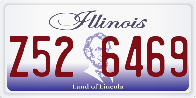 IL license plate Z526469