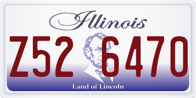IL license plate Z526470