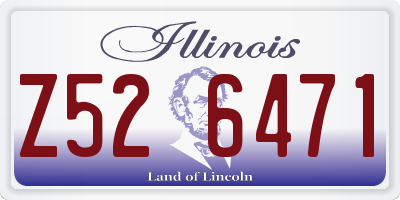 IL license plate Z526471