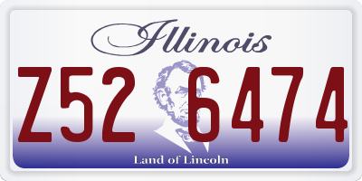 IL license plate Z526474