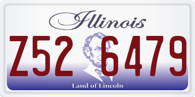 IL license plate Z526479