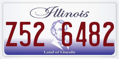 IL license plate Z526482
