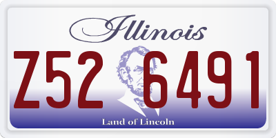 IL license plate Z526491