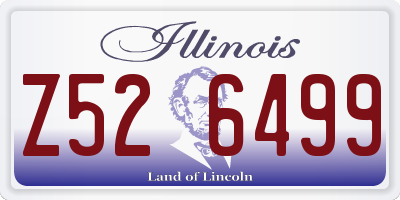 IL license plate Z526499