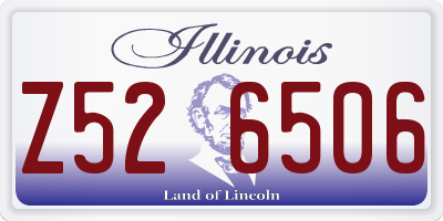 IL license plate Z526506