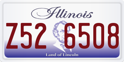 IL license plate Z526508