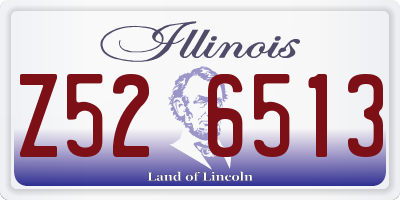 IL license plate Z526513