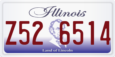 IL license plate Z526514