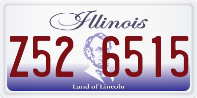 IL license plate Z526515