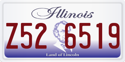 IL license plate Z526519