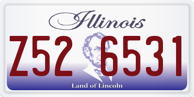IL license plate Z526531