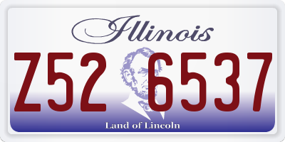 IL license plate Z526537