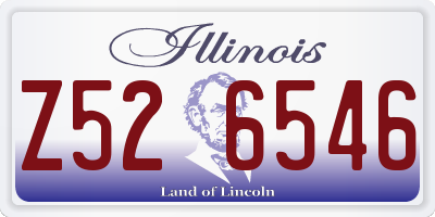 IL license plate Z526546