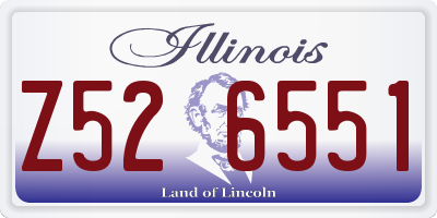 IL license plate Z526551