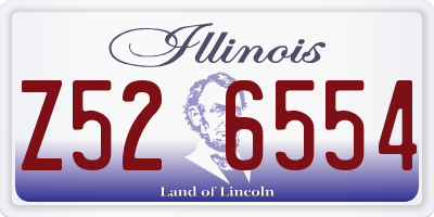 IL license plate Z526554