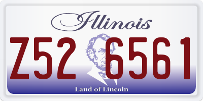 IL license plate Z526561