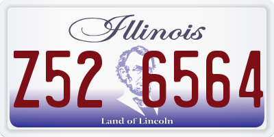 IL license plate Z526564