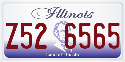 IL license plate Z526565