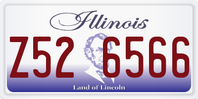 IL license plate Z526566