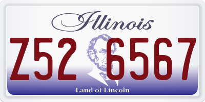 IL license plate Z526567