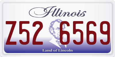 IL license plate Z526569