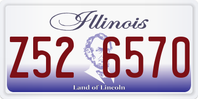 IL license plate Z526570