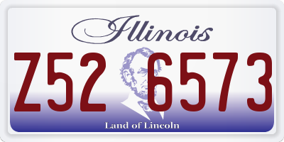 IL license plate Z526573