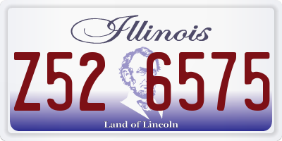 IL license plate Z526575