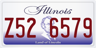 IL license plate Z526579